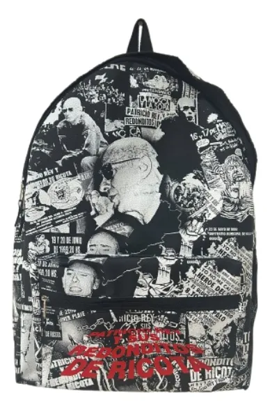 Los Redondos Backpack – Letsrockremeras – Waterproof Synthetic Leather – Travel Bag