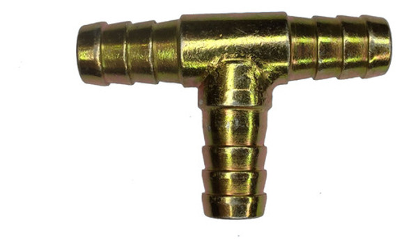 Kit Com 5 Emendas Espiga Em T Truck Mangueira1/2 X 13.8mm 0