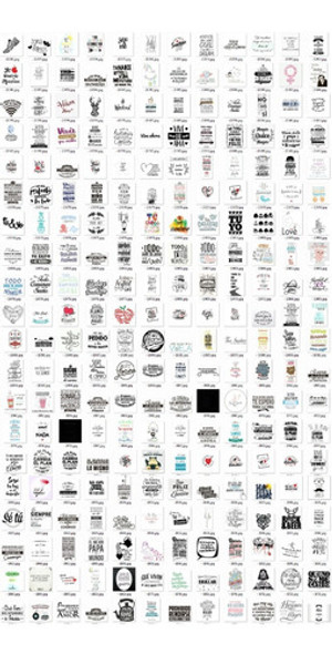 Super Pack Frases Para Imprimir/sublimar - Estampar. 0