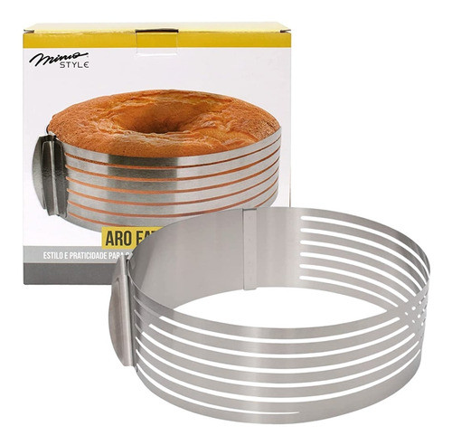 Aro Regulável Para Cortar Bolos Naked Ajustável Mimo Style 0