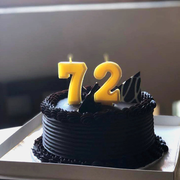 Vela Número 3 Tres Torta Cumpleaños Cera De Abeja Artesanal 1