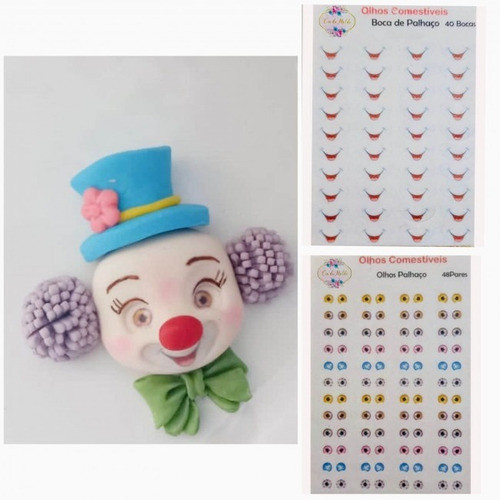 Olhos Comestiveis + Bocas De Palhaços 0