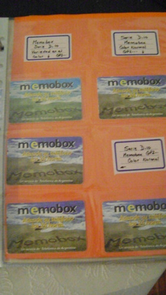 Tarjeta Tel Coleccion Telefonica Ser D.10 Memobox Usada Gp2 1