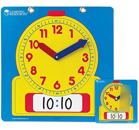 Recursos De Aprendizaje Write - Wipe Clocks Classroom Set 1