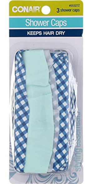 Conair 55327z Gorro De Ducha Varios Colores Pastel 3 Cuenta 1 Conair 55327z Gorro De Ducha Varios Colores Pastel 3 Cuenta 1