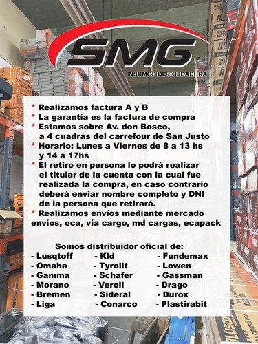 Cabeza Soldadora Para Mango M3 Nº 3 Liga Smg 1