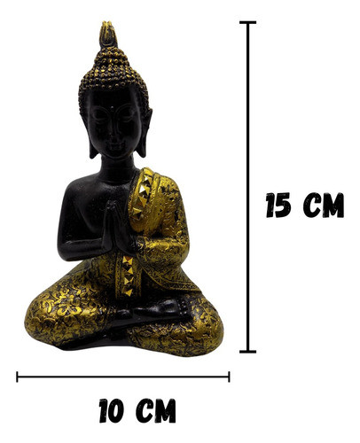 Buda Hindu Sidarta 15cm Em Resina 1
