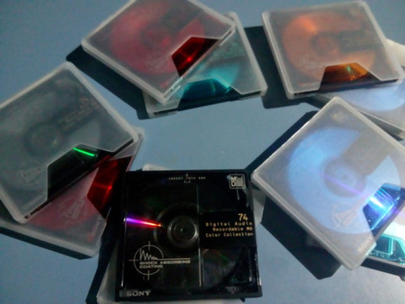 Mini Disc 74 Regrabable Sony Lote 3 Unidades 1