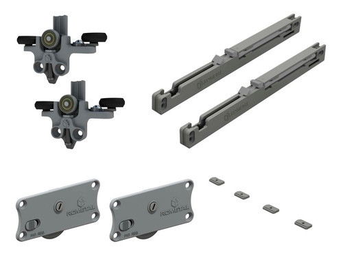 Kit Para Porta Agility Plus Top Agp-347 15 A 40kg Rometal 0