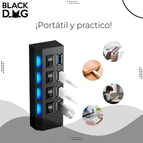 Hub Usb Treqa 4 Puertos + Smartwatch 1