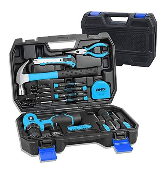 Dna Motoring Blue 27 Pcs 12v 1300mah Taladro Inalambrico De 0
