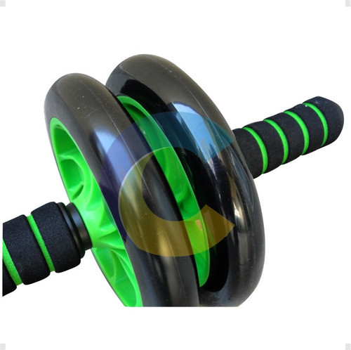 Rueda Doble Abdominales Importada Goma Gluteos Ejercitador P 0