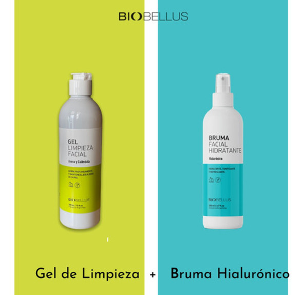 Biobellus Combo Limpieza Hidratacion Gel Avena + Bruma Hidra 1 Biobellus Combo Limpieza Hidratacion Gel Avena + Bruma Hidra 1