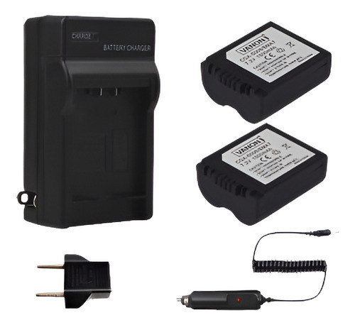 Batería Cga-s006 De 2pack 1500mah + Cargador Li Dmc-fz7 Fz18 0