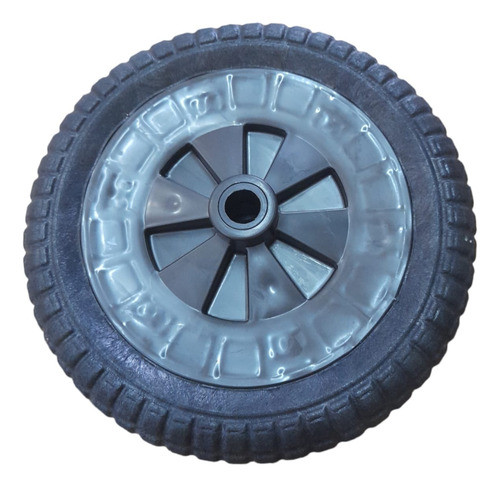 Roda Carrinho Pneu Macico Pvc Furo 1 1