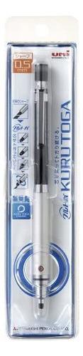 Uni Kuru Toga Lápiz Mecánico Rotación Automática Plomo Grado 1