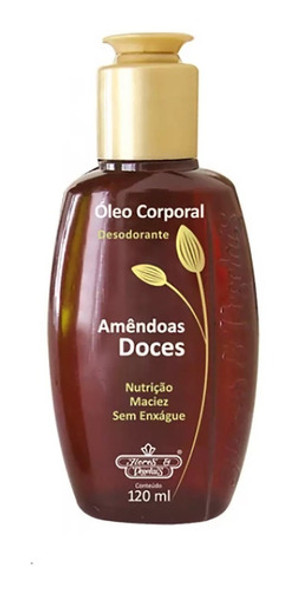 Flores E Vegetais Óleo Corporal Amêndoas Doces 120ml 0 Flores E Vegetais Óleo Corporal Amêndoas Doces 120ml 0