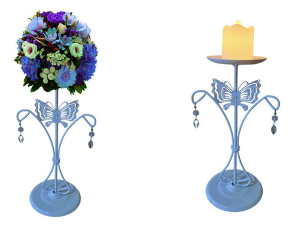 15 Unidades De  Candelabro .  Porta Vela -- Mariposa 1