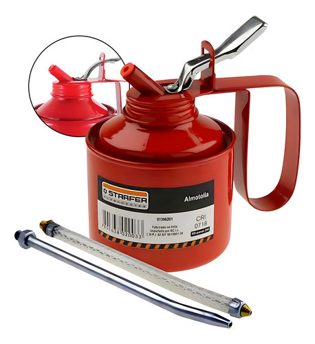 Starfer Almotolia Metal Gatilho 2 Pontas 425ml Lubrificante 0