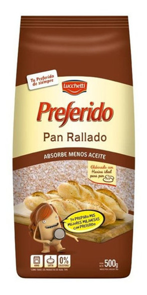 Pack X 12 Unid. Pan Rallado   500 Gr Preferido Pan Rallado 0