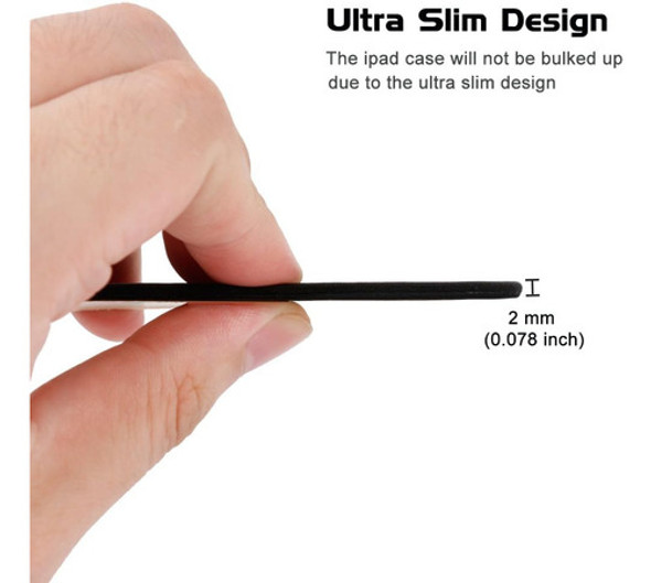 Porta Lápiz Para Lápiz Apple Elástico Adhesivo Spessn Negro 1