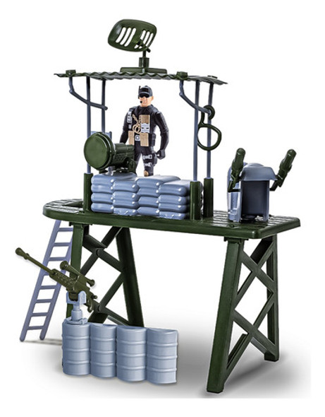 Forte Militar Dino Park Cenário De Brinquedo - Samba Toys 1