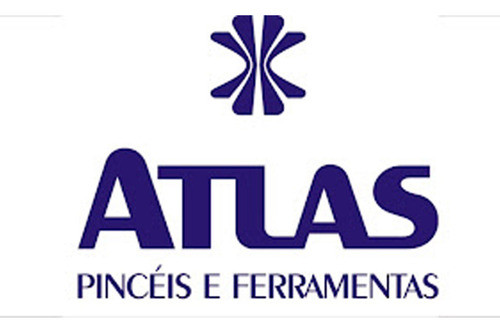 Kit Pintura Atlas 5 Peças Rolo Pincel Bandeja Garfo At1002 1