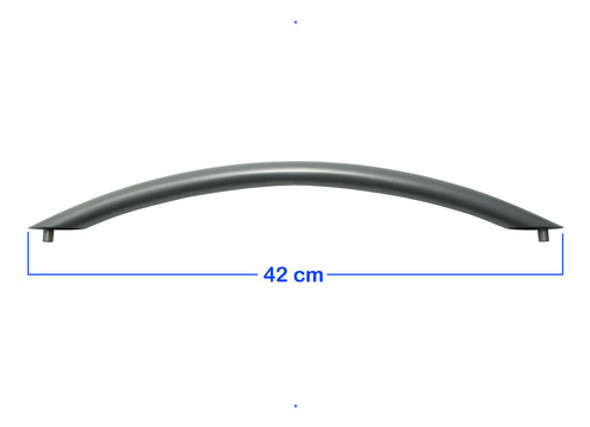 Manija Cocina Domec Gris/plata 39 Cm. 1