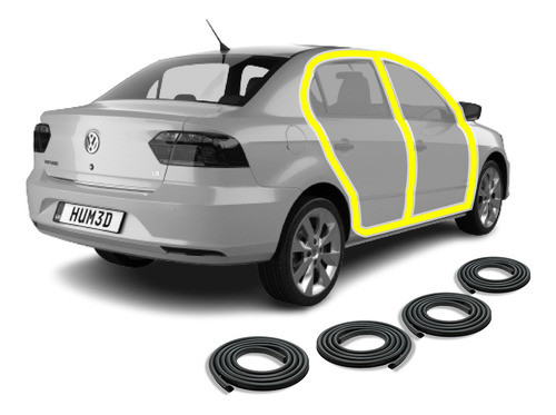 Burletes De Puerta Delanteros Y Traseros Voyage 0