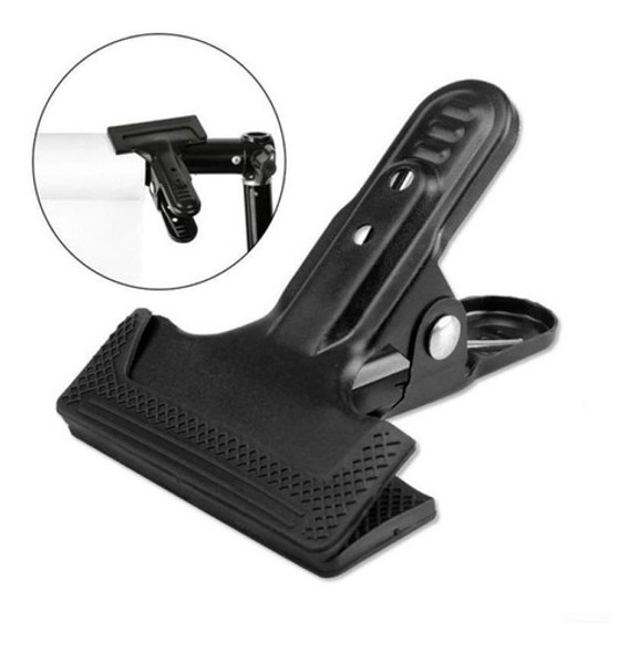Pinza Broche X 6 Uds Abrazadera Soporte P Fondo Papel Tela 1
