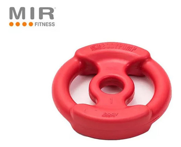 Disco Plastico Mir 1 Kg  Body Pump Crossfit Fitness 1