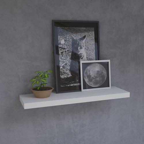 Estante Flotante 80x25 Cm Blanco 1