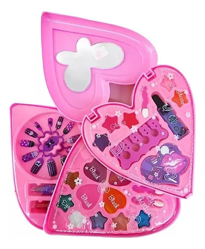 Set De Maquillaje Desplageble Corazón Poppi Art S21651 1