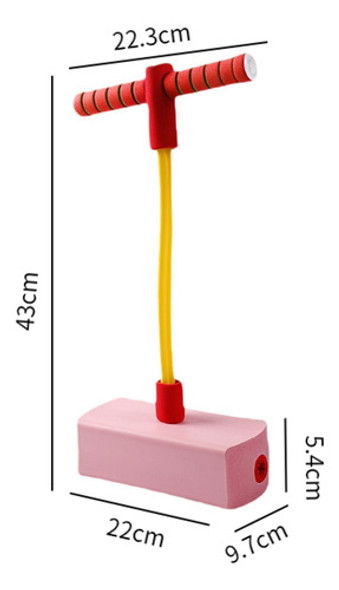 Pogo Bouncer Saltando Brinquedo Exercício De Salto Rosa 1