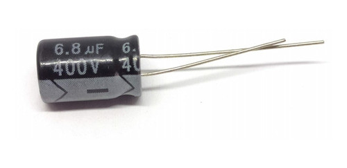 Pack X10 Capacitor Electrólitico 6.8uf X 400v 105 °c 0
