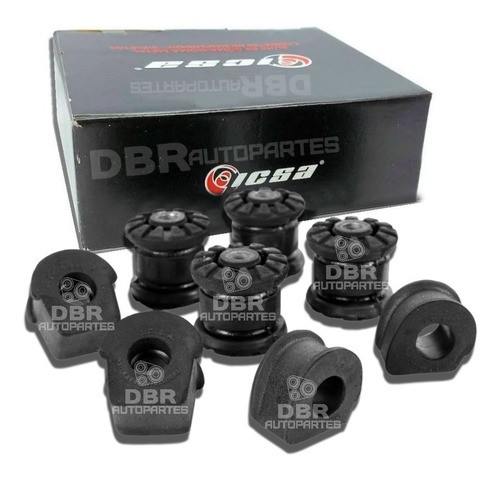 Jgo Bujes Parrilla Barra Tren Delantero Vw Gol Power 1.4 1.6 1