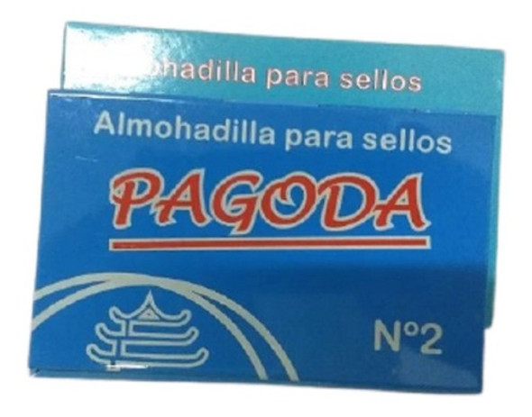 Almohadilla Pagoda Hojalata Sin Tinta N°2 (7x11cm) 1 Almohadilla Pagoda Hojalata Sin Tinta N°2 (7x11cm) 1