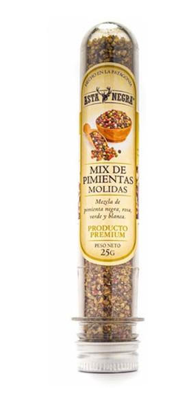 Mix De Pimientas Molidas X25gr Asta Negra 0