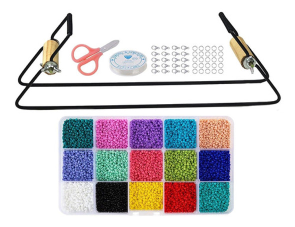 Kit De Tear De Miçangas De Metal Cordão Elástico 1