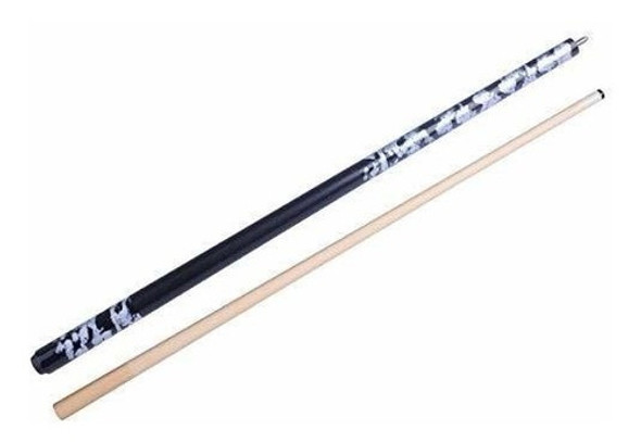 Taco De Billar De Madera Arce Pintado A Mano/18 Oz Plateado 1