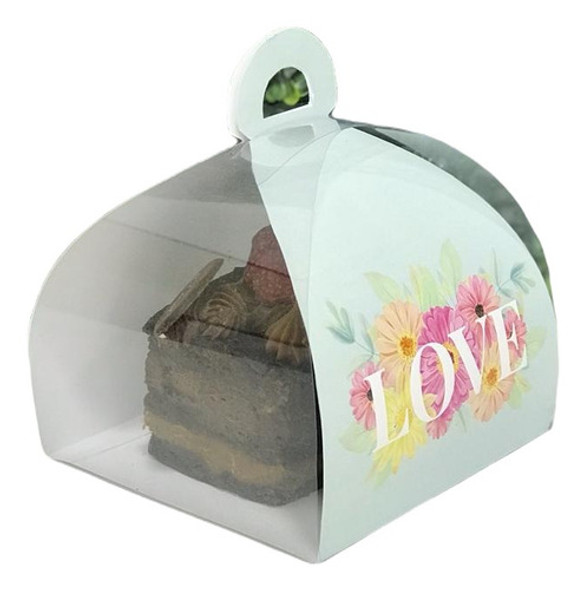 10 Cajas De Mini Torta Visor, Moderna, Amor, San Valentín... 0