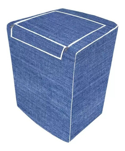 Capa De Maquina De Lavar Pvc Abertura Superior Jeans - M 0