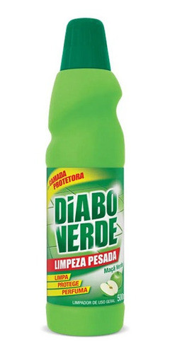 Limpeza Pesada Maçã Verde Limpa Protege E Perfuma 500ml 0