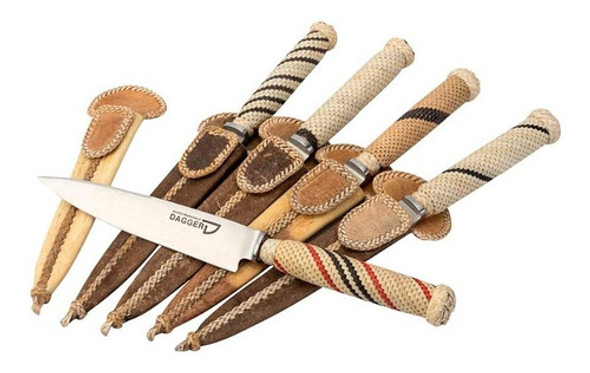 Cuchillo Regional Trenzado Hoja Acero Inoxidable 14 Cm 1