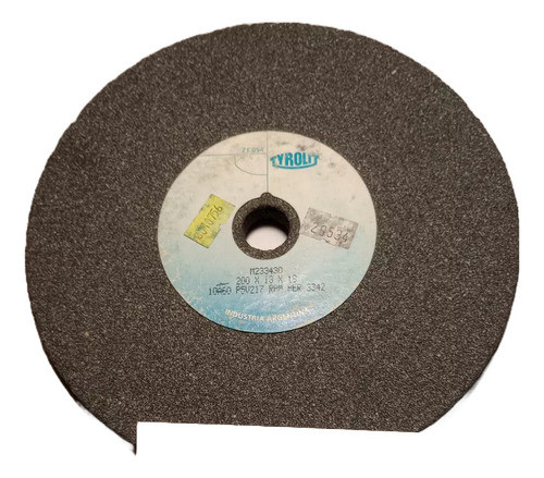 Piedra Rueda Muela  Abrasiva  Recta 200 X 13 Mm -eje De 19mm 0