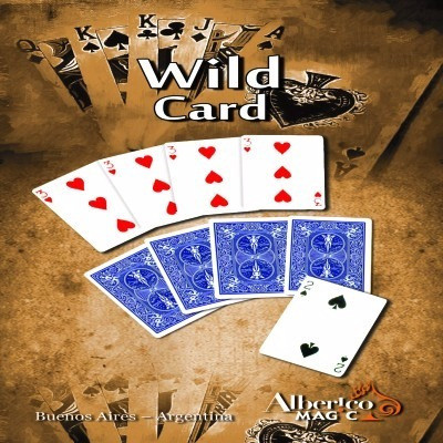 Wild Card Magia Truco Cartas Bicycle Naipes / Alberico Magic 1