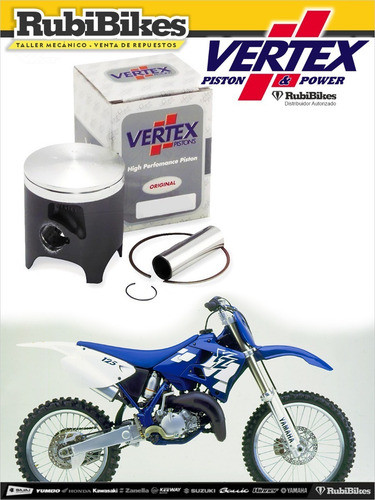 Kit Pistón Comp. Yamaha Yz-wr125. 1997. 53.96. Vertex Italy 1