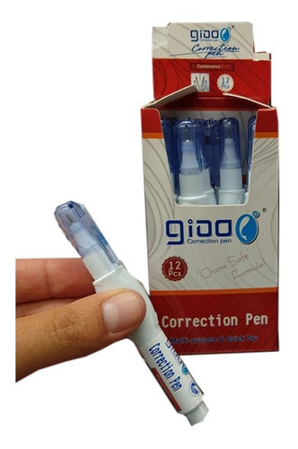 Pack X24 Corrector De Tinta Tipo Liquid Paper 6 Ml  Kaos  11 0