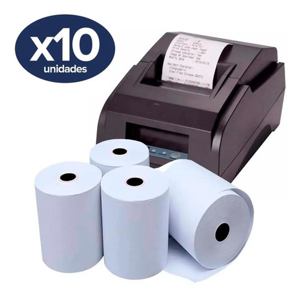 Rollo Papel Térmico 80 X 80mm Comandas Eticket X10 Unid Febo 0 Rollo Papel Térmico 80 X 80mm Comandas Eticket X10 Unid Febo 0