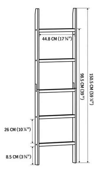 Wtz Escalera De Manta, Toallero De 5 Capas, Soporte Para Man 1